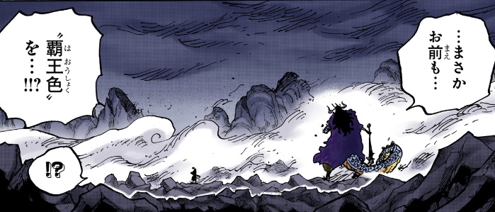 ワンピース 第1010話 ゾロに対して「お前も... ‟覇王色”を」とカイドウ