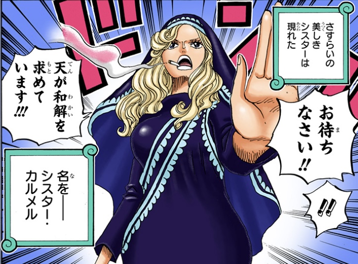 ワンピース 第866話 シスター・カルメル