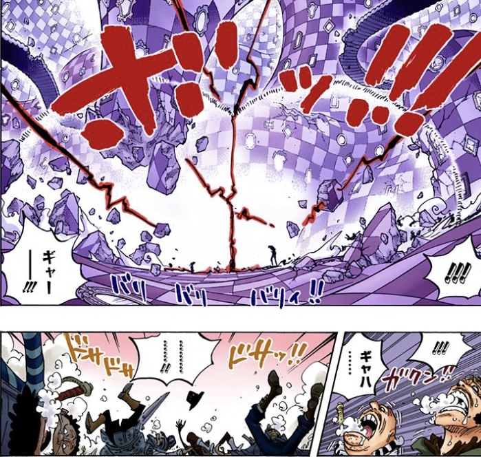 ワンピース 第893話 ルフィとカタクリの‟覇王色”の衝突